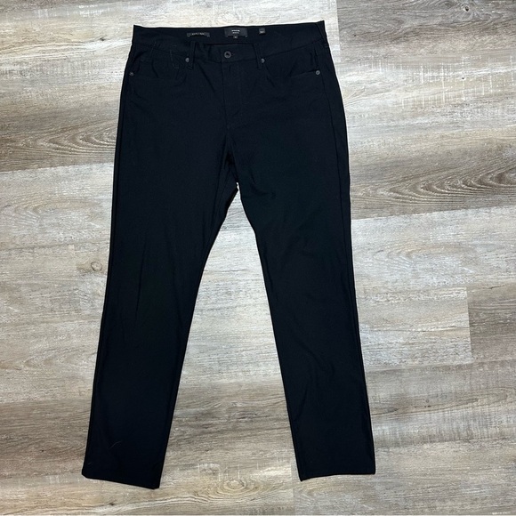 Vince Dylan Slim Fit Modern 5 Pocket Stretch Pant Black Size 33X32 - Picture 1 of 6